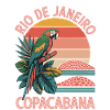Rio Copacabana Parrot Sunset