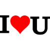 Red heart on black