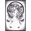Moonborn motif with moon silhouette