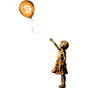 Bitcoin Balloon Girl