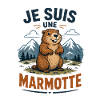 Marmotte des Alpes Souriante