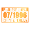 30th Anniversary Limited Edition - ꝏ Supply 07/1996
