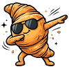 Dabbing Croissant