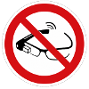 Smart glasses prohibited