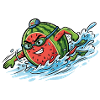 Splashing Watermelon Summer Pool Vibes Ladies