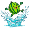 Splashing Watermelon Summer Pool Vibes Ladies