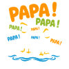 Seagulls Papa on Rock Papa Scream