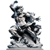 Zeus Storm Statue – Mythological Power