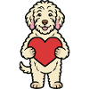 Chien gribouillé