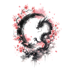 Cercle d’encre du Dragon Sakura