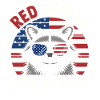 Patriotic Raccoon American Flag Trash Panda