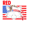 Patriotic Raccoon American Flag Trash Panda