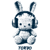Hakel Hase mit Kopfhörer - Tokyo