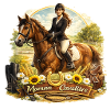 Maman Cavalier Équine et Fleurs