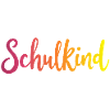 Schulkind Farbverlauf Rot-Gelb - Gradient Script