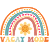 Vacay Mode Rainbow Pastel