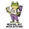 Attitude de guérison Grenouille Tee