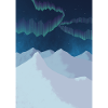 Northern Lights over Blue Mountains