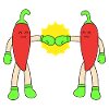 Chili fist bump