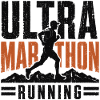 Ultra-Marathon-Läufer-Grafik