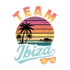 Team Ibiza Sunset Palm Trees