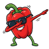 Dabbing Peppers