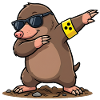 Dabbing Mole