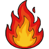 Flammenkraft Feuer-Icon