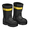 Rubber Boots Yellow Ribbon