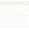 Busfahrer Definition Lustiges Shirt 