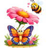 Garden Joy: Bee, Butterfly & Blossom