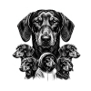 Hunde-Mashup: Mehrfachportrait
