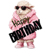 Pink Lamb Birthday Style