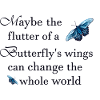 Butterfly wings, hand-drawn