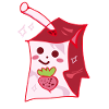Boîte à lait à la fraise