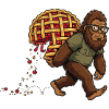 Mathematikhumor – Bigfoot Pie Thief Pi