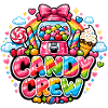 Candy Crew Bonbons Kawaii Illustration