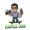 Gamer Dad Skateheld Controller