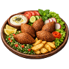 Impression artistique Kibbeh Saucer
