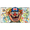 England Fußball - Clown Flaggenkappe
