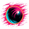 Retro Bowlingkugel Steamwave