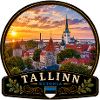 Medieval Olaf's Church Old Town Tallinn