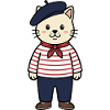 Frankreich-Katze