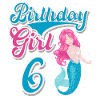 6th Birthday Mermaid