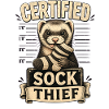 VOLEUR DE CHAUSSETTES CERTIFIÉ