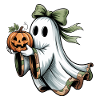 Halloween Ghost Pumpkin