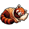 Sleeping Red Panda