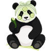 Panda Beauty Spa Comic Motif