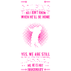 Pink Golfing Silhouette