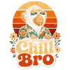 Chill Bro Retro Monkey